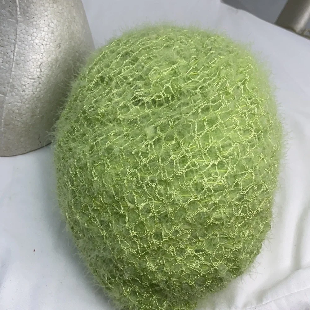 Vintage Real Feather Net Elastic Hat